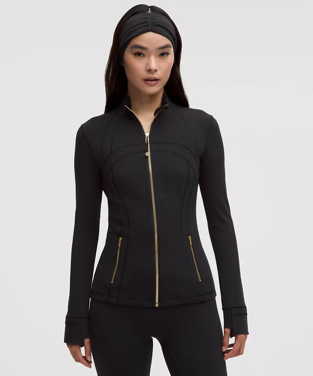 Lululemon™ Define Jacket - Black with Gold Zipper